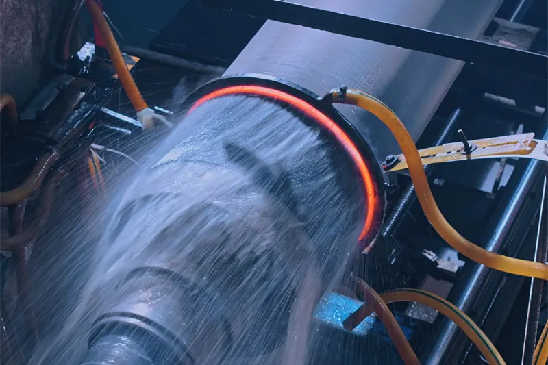 Medium frequency quenching