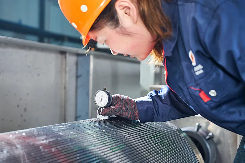 Flute height testing