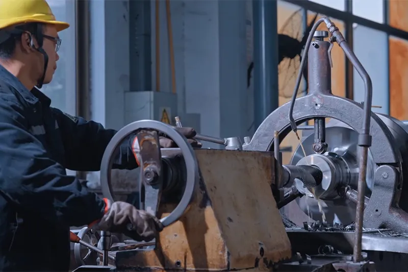 Corrugating roll machining