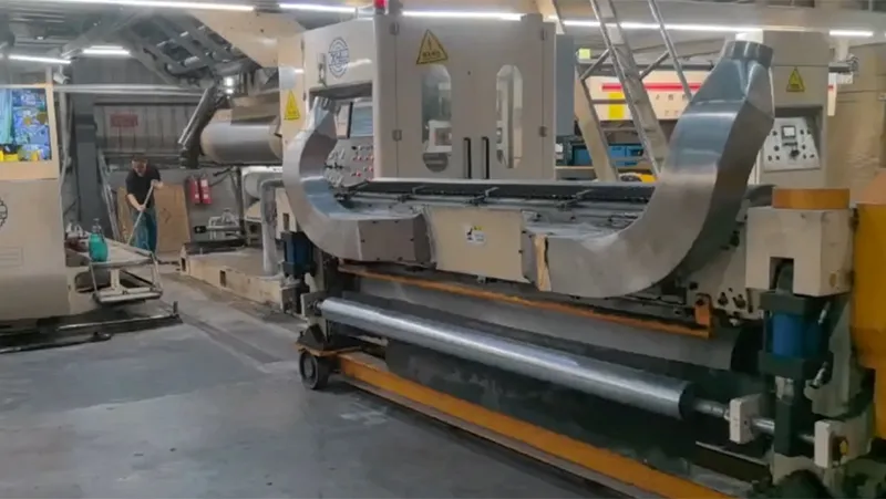 Single Facer Cassette Changing