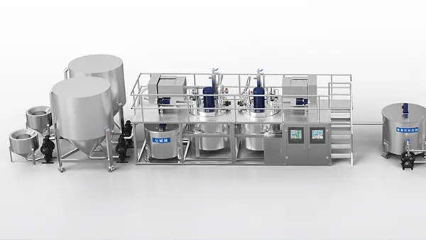 Corrugated Starch Adhesive Mixing System